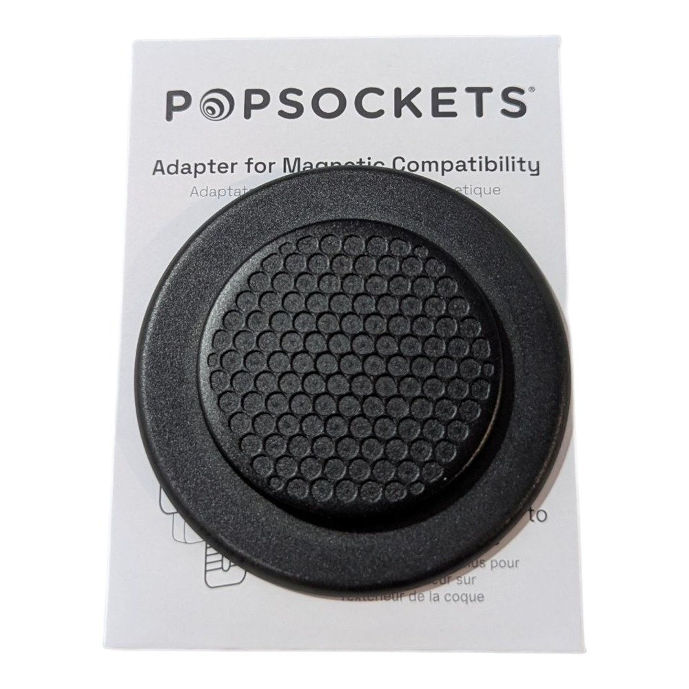 B6-O PopSockets MagSafe Round Phone‎ Grip & Stand for iPhone - Black Speaker Box